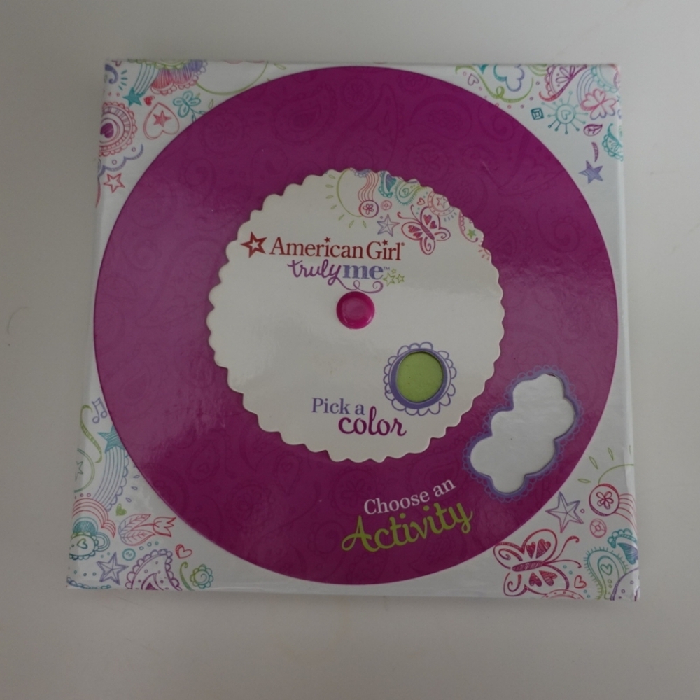 American Girl Truly Me Color Choice Spinner - Magenta & White